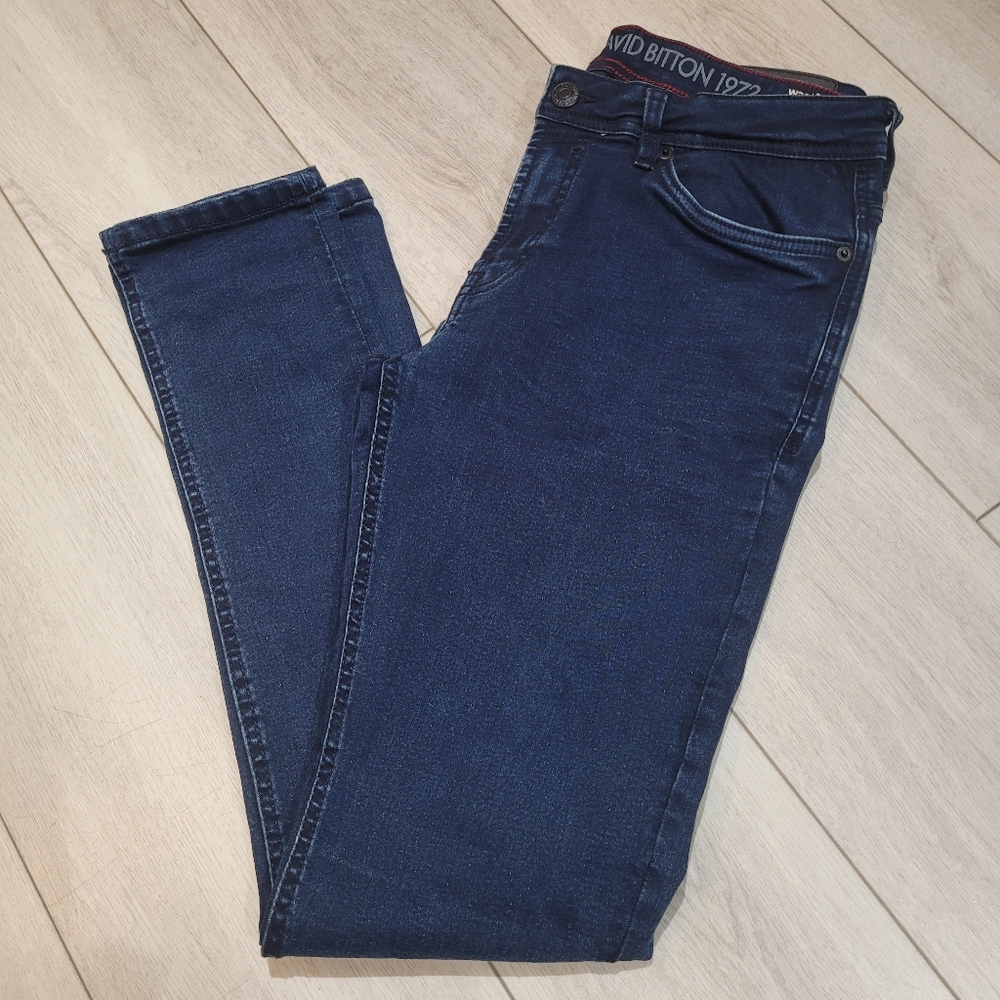 Buffalo David Bitton Men's Dark Indigo Skinny Stretch Max-x Denim Jeans 30x32